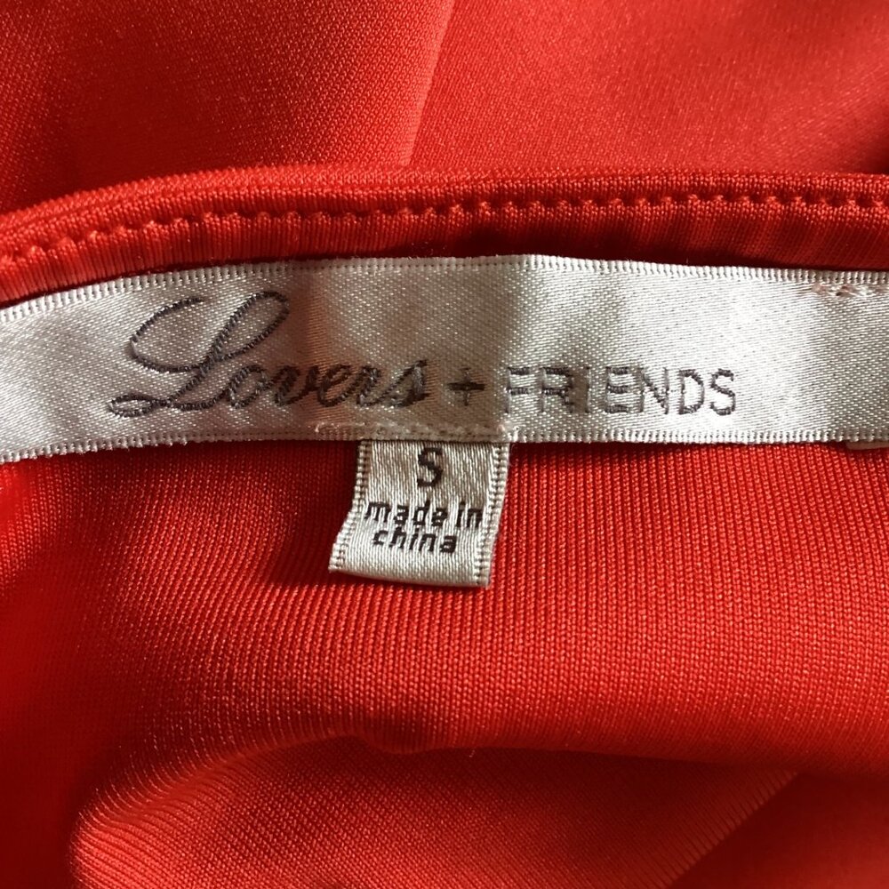 Lovers +‎ Friends Revolve Dress Size Small Coral Eternal Mini Cutout Cocktail - Picture 3 of 10